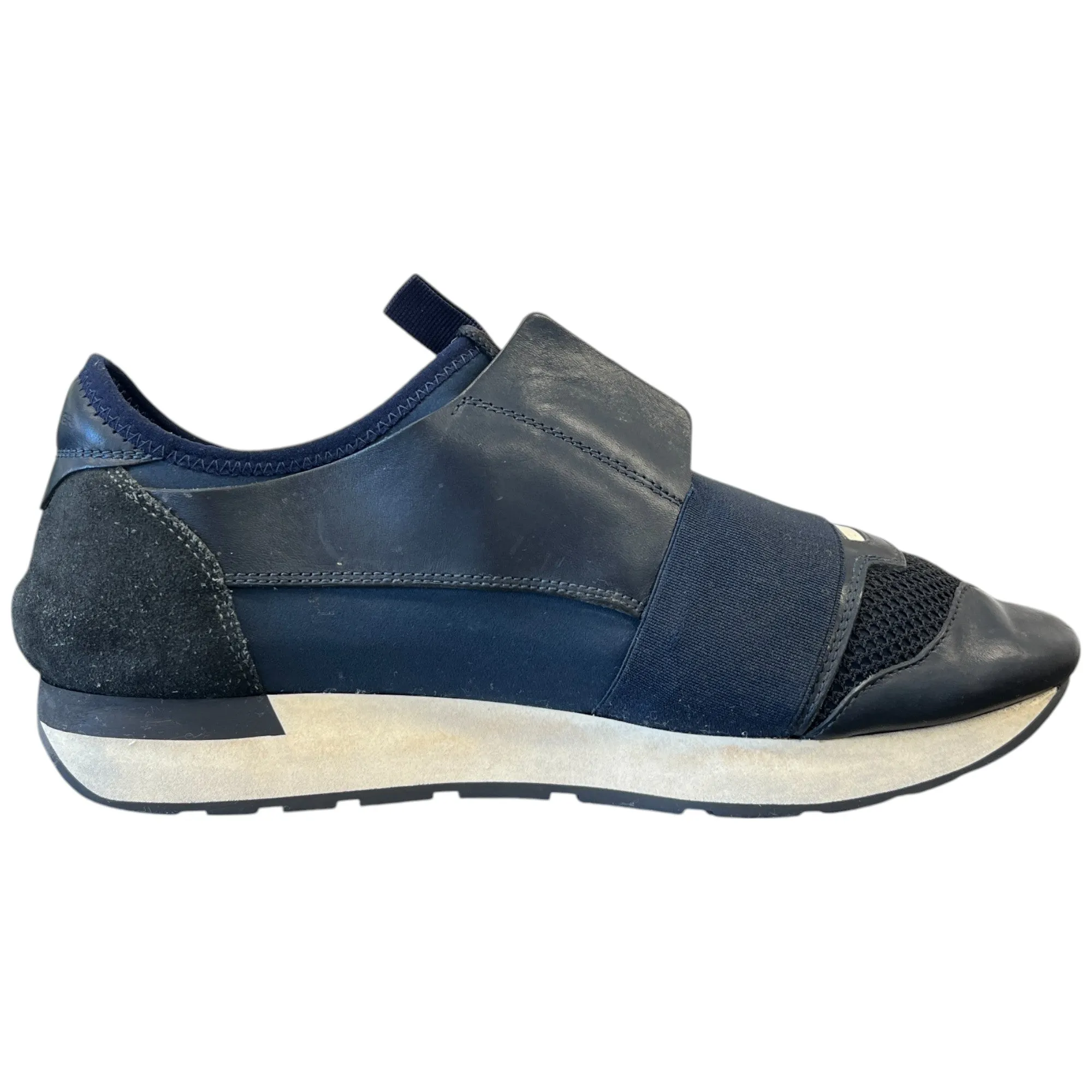 Men's Race Runners Low Trainers Navy Size EU 40 / UK 6