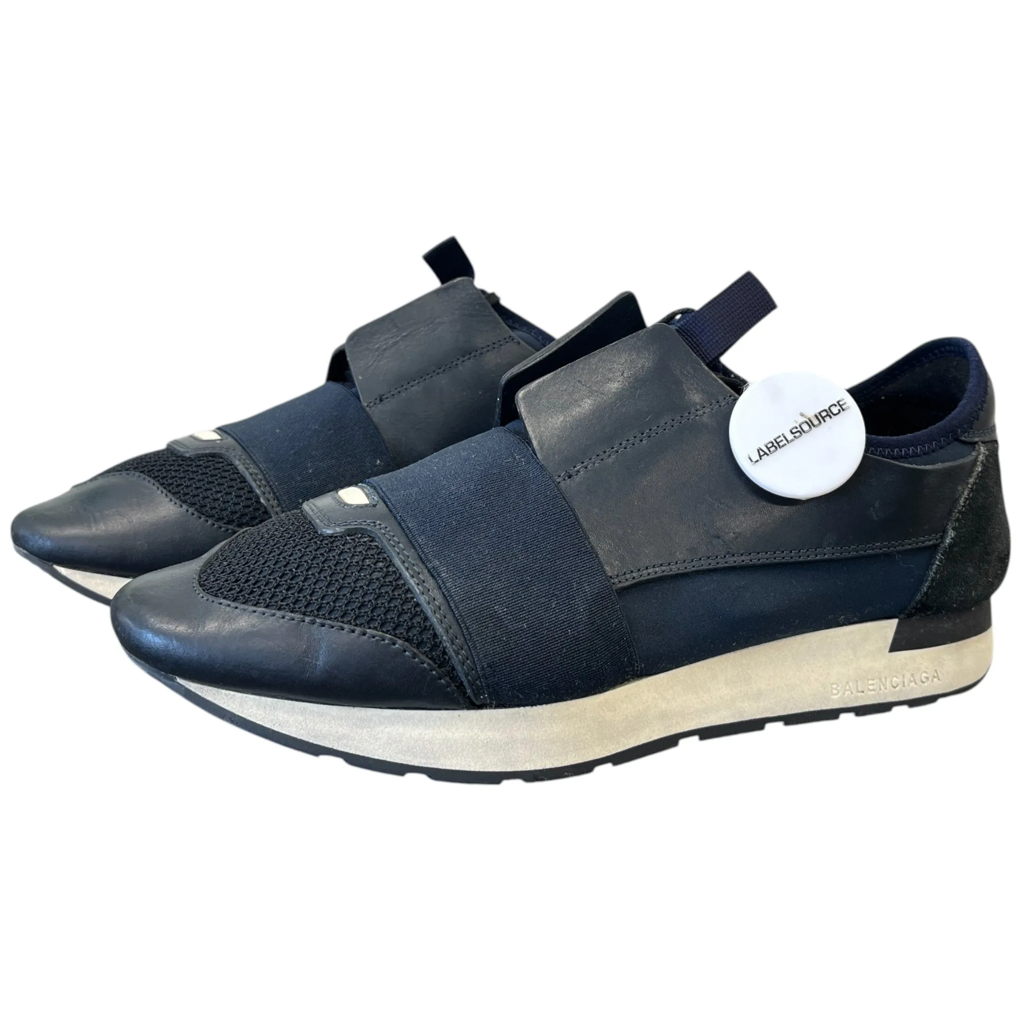 Men's Race Runners Low Trainers Navy Size EU 40 / UK 6