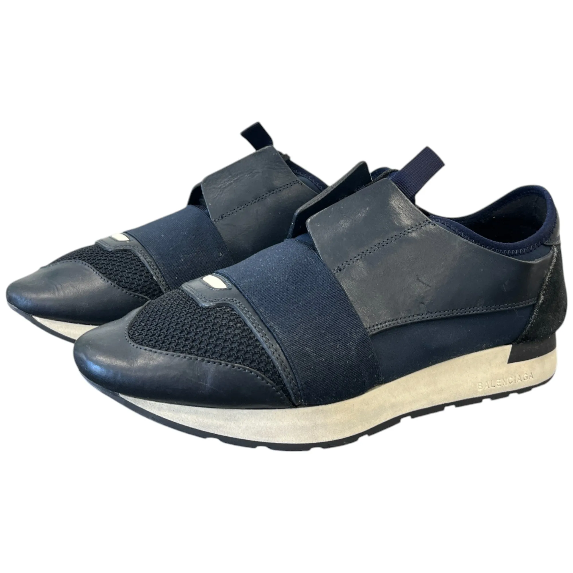 Men's Race Runners Low Trainers Navy Size EU 40 / UK 6