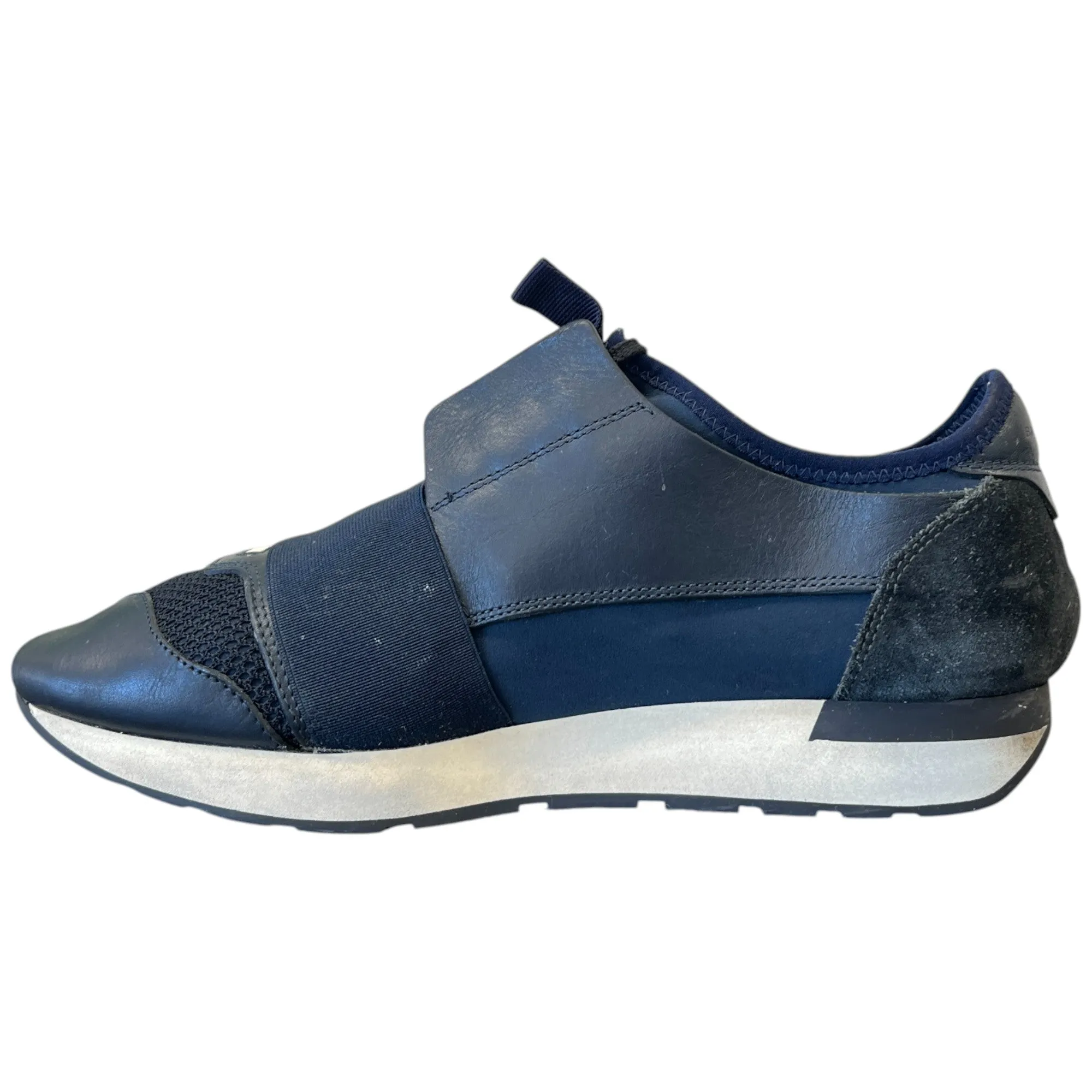 Men's Race Runners Low Trainers Navy Size EU 40 / UK 6