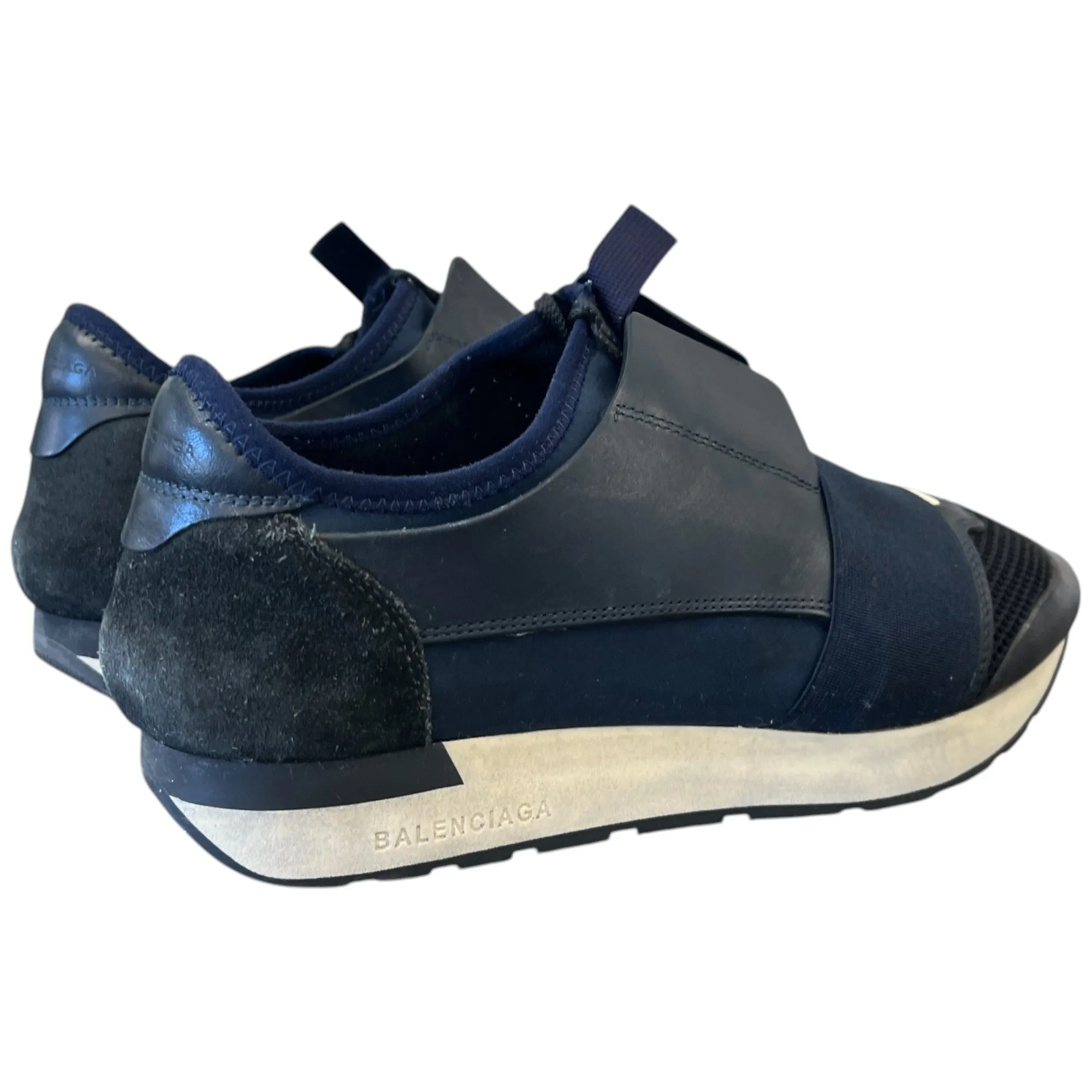 Men's Race Runners Low Trainers Navy Size EU 40 / UK 6