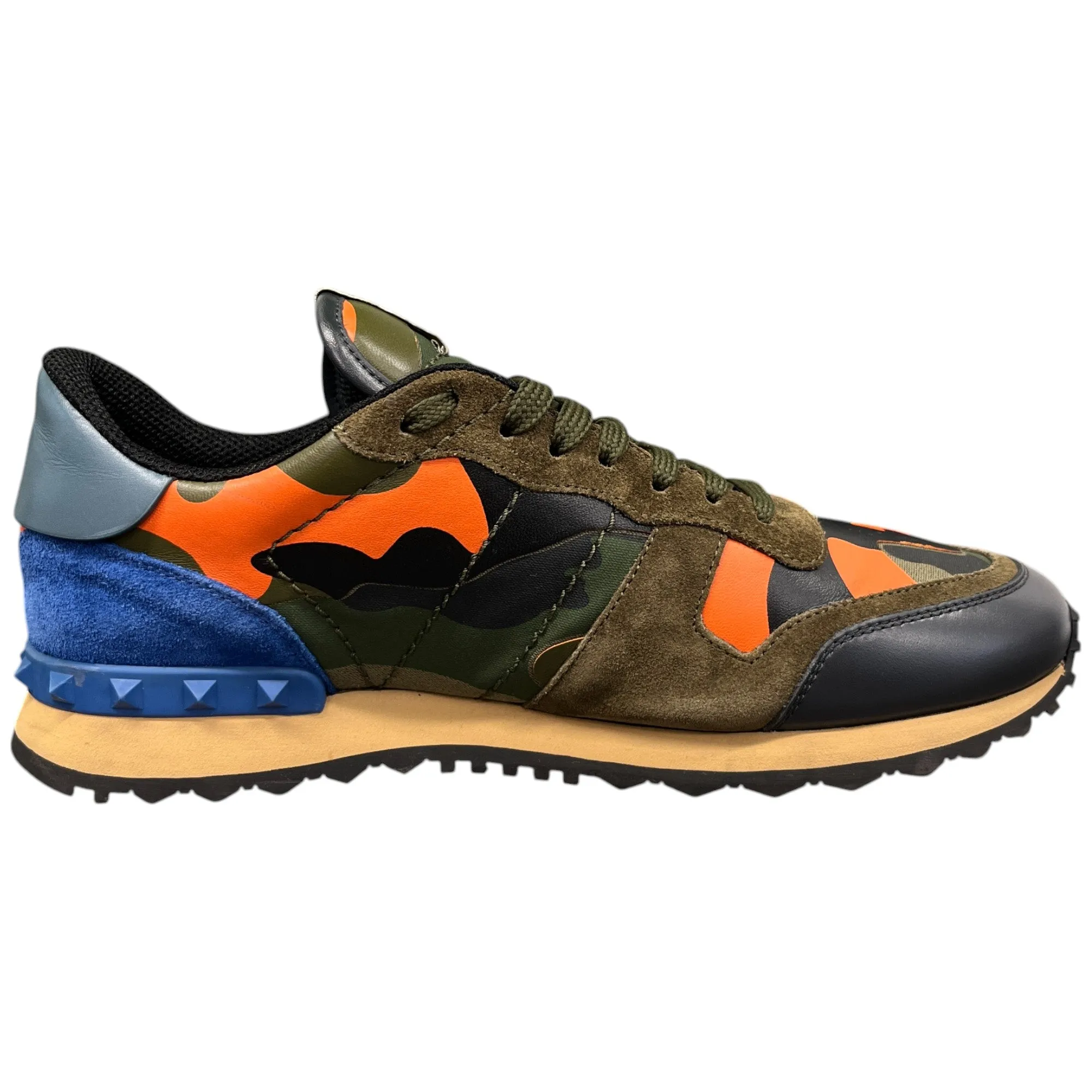 Men's Rockrunner Camouflage Low Trainers Khaki Size EU 41 / UK 7