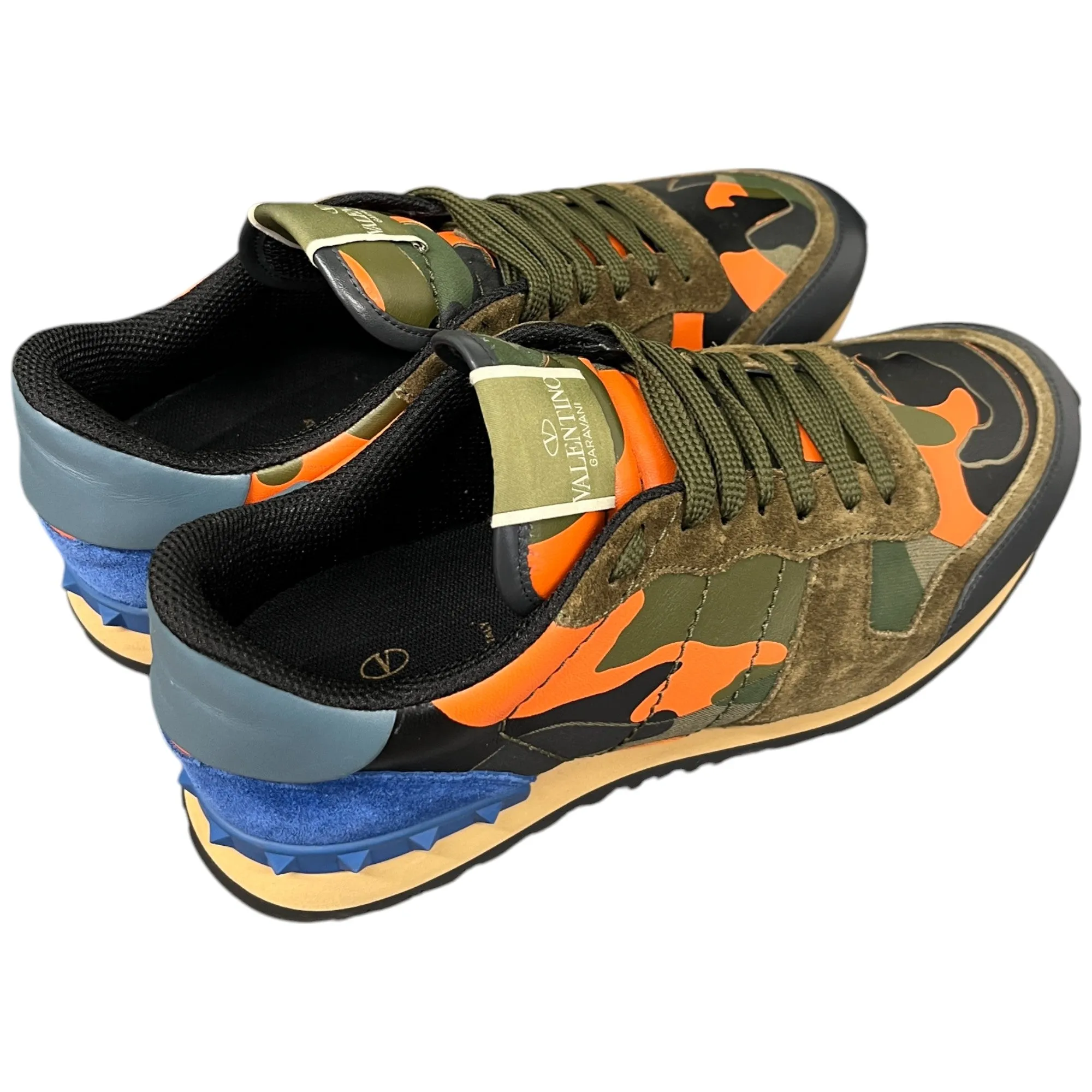 Men's Rockrunner Camouflage Low Trainers Khaki Size EU 41 / UK 7