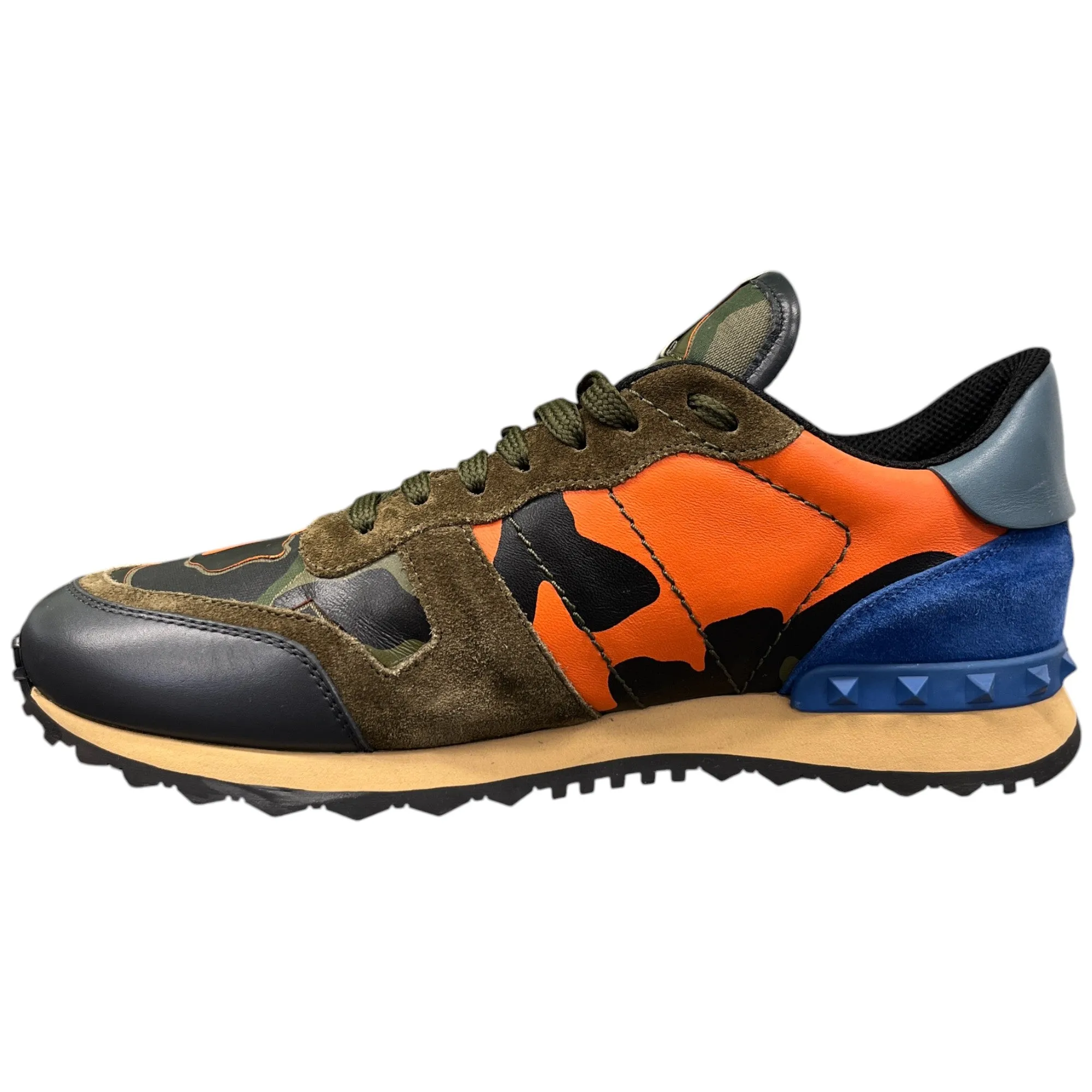 Men's Rockrunner Camouflage Low Trainers Khaki Size EU 41 / UK 7