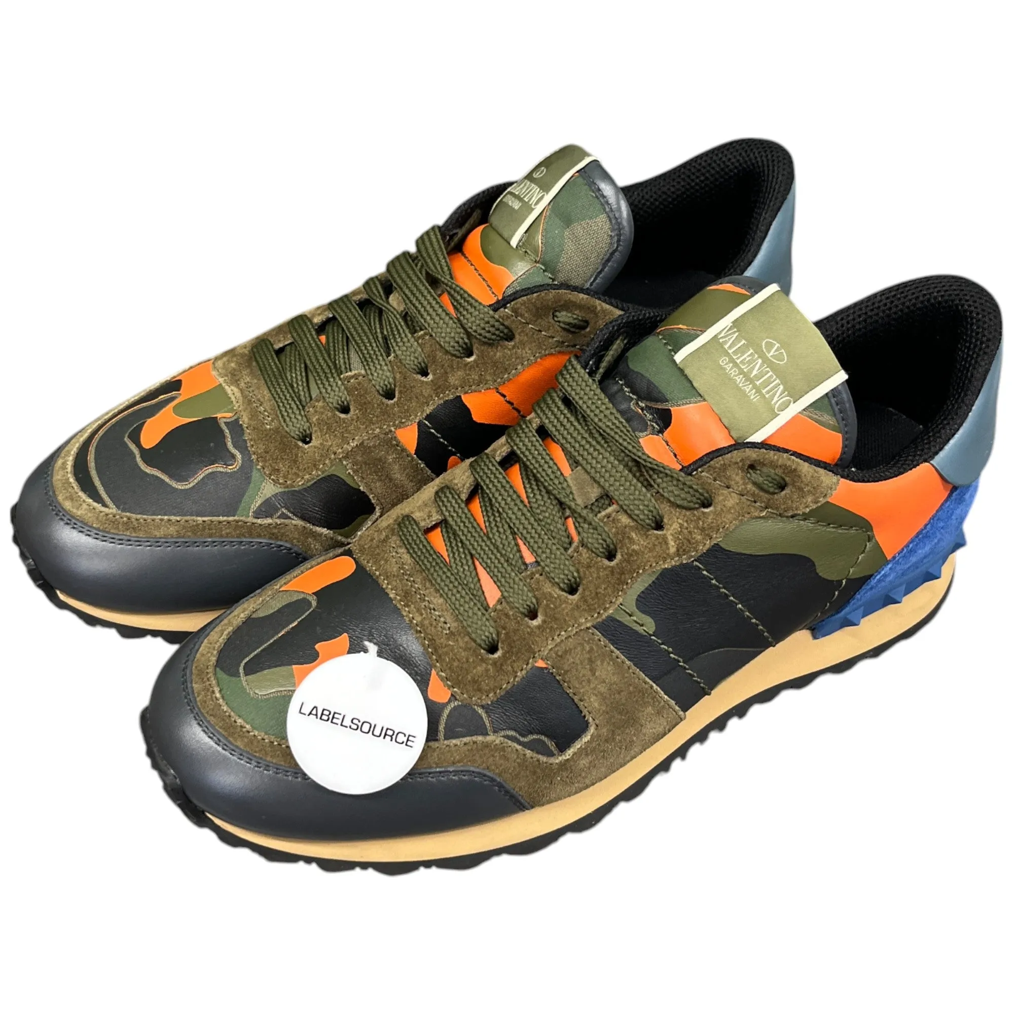 Men's Rockrunner Camouflage Low Trainers Khaki Size EU 41 / UK 7