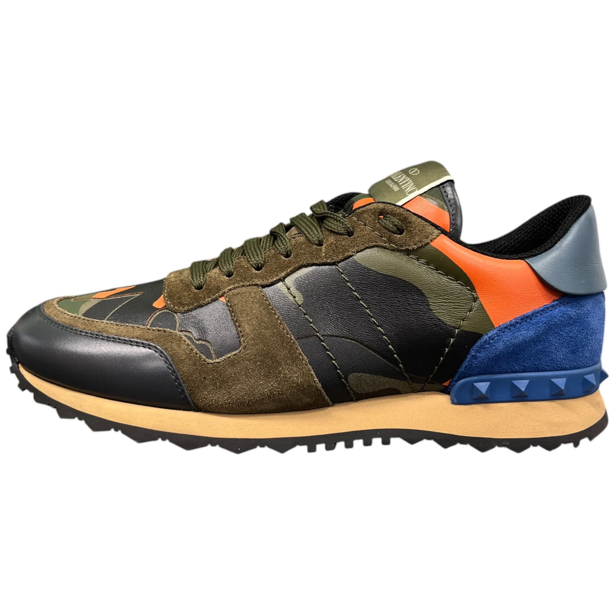 Men's Rockrunner Camouflage Low Trainers Khaki Size EU 41 / UK 7