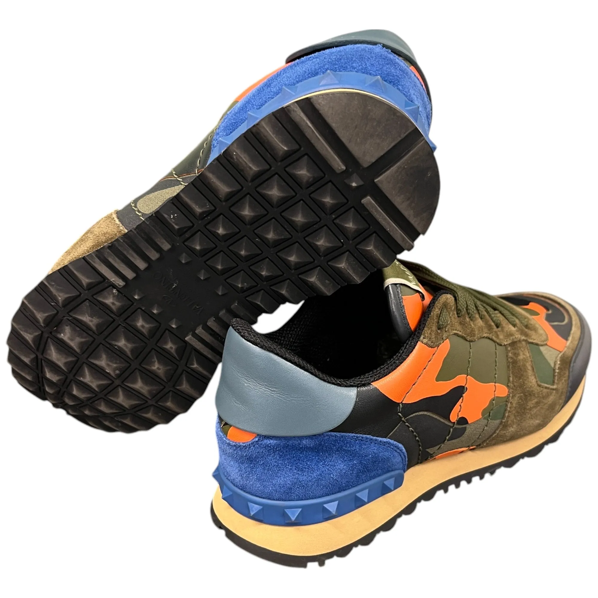 Men's Rockrunner Camouflage Low Trainers Khaki Size EU 41 / UK 7