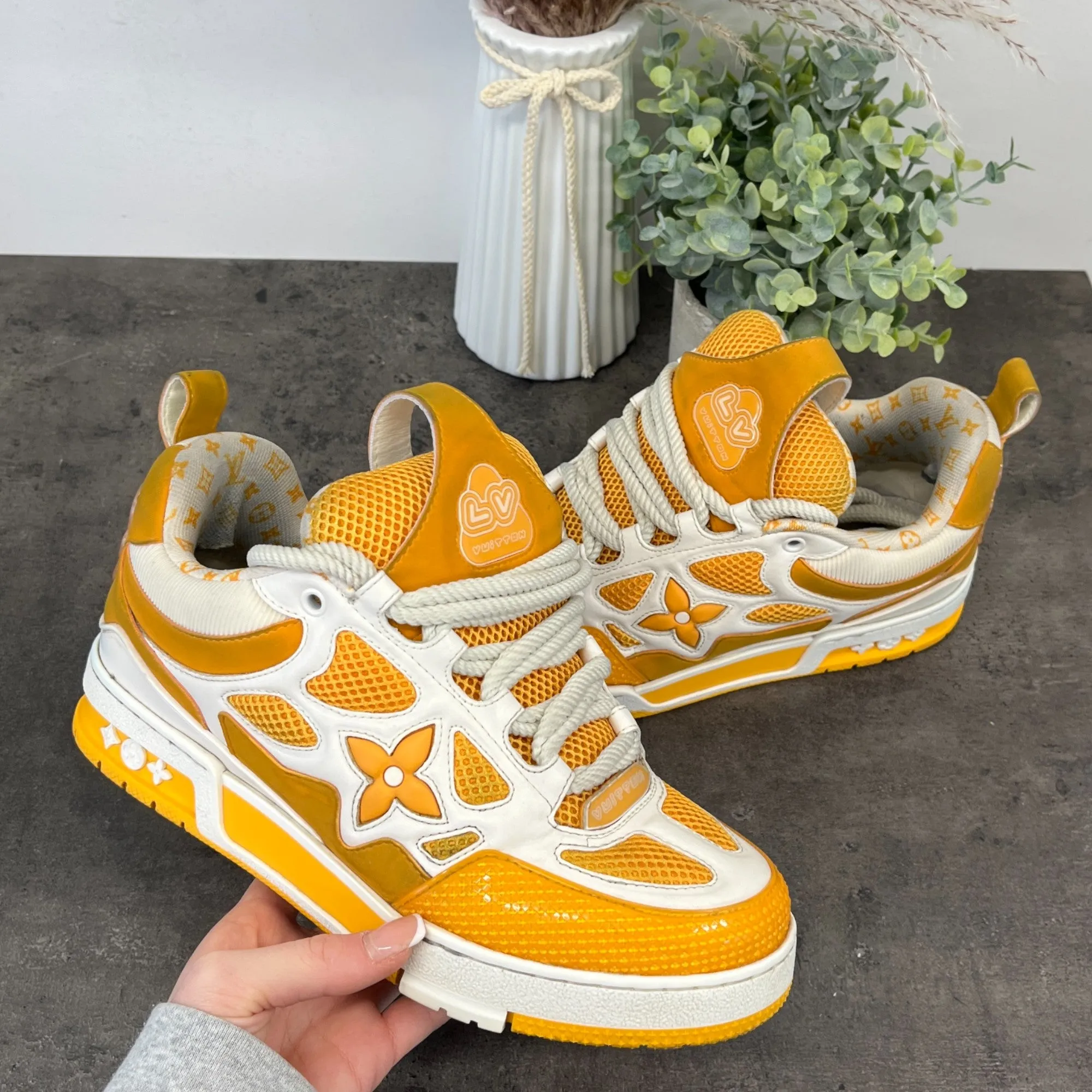 Men's Skate Low Trainers Yellow Size EU 40 / UK 6