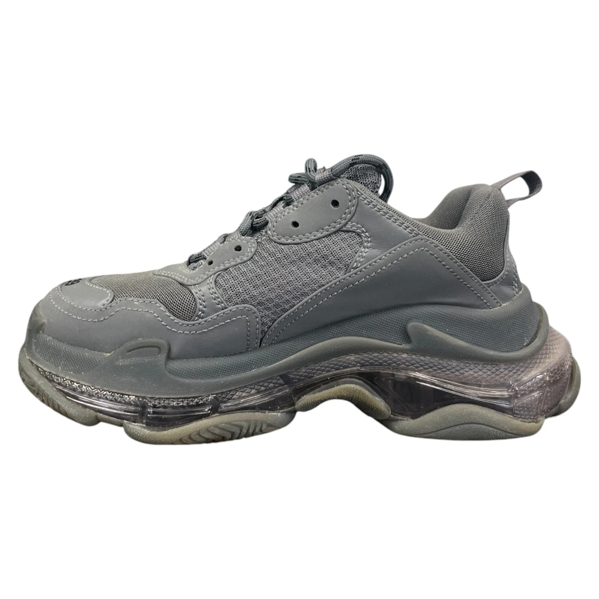 Men's Triple S Low Trainers Charcoal Size EU 39 / UK 5