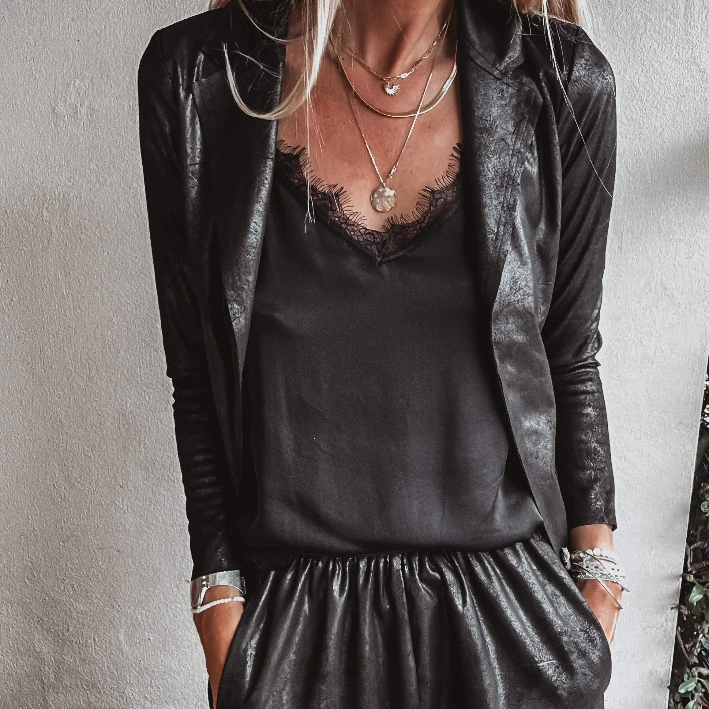 Montpellier faux leather midi skirt *NEW*