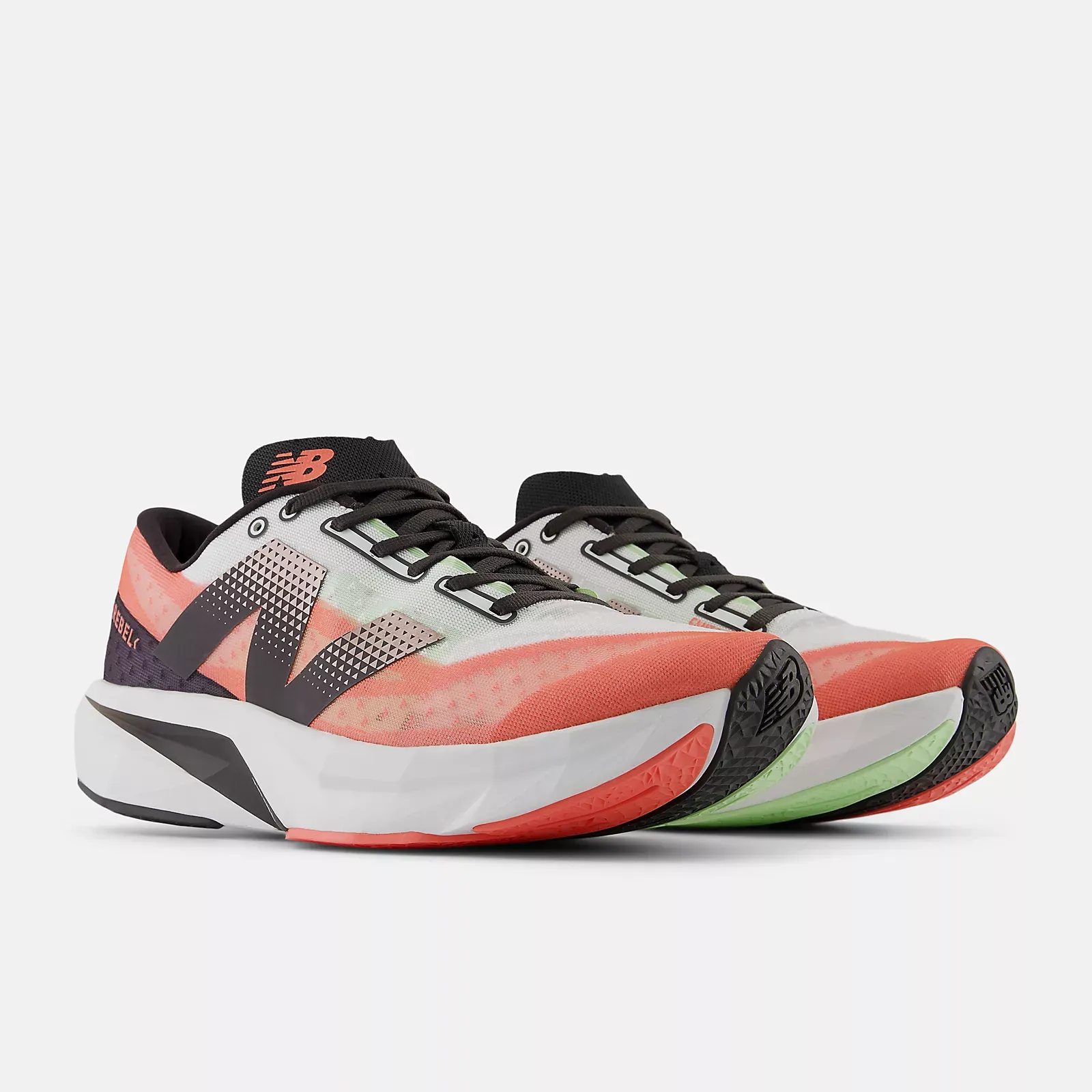 New Balance Women FuelCell Rebel V4 - Drift Red / Black Cement