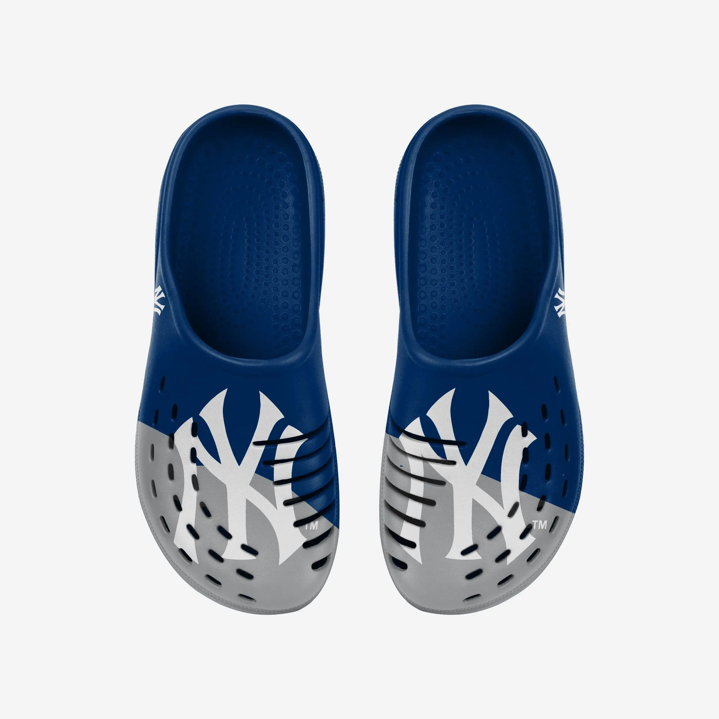New York Yankees Mens Colorblock Big Logo Clog