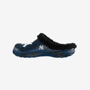 New York Yankees Sherpa Lined Buffalo Check Clog
