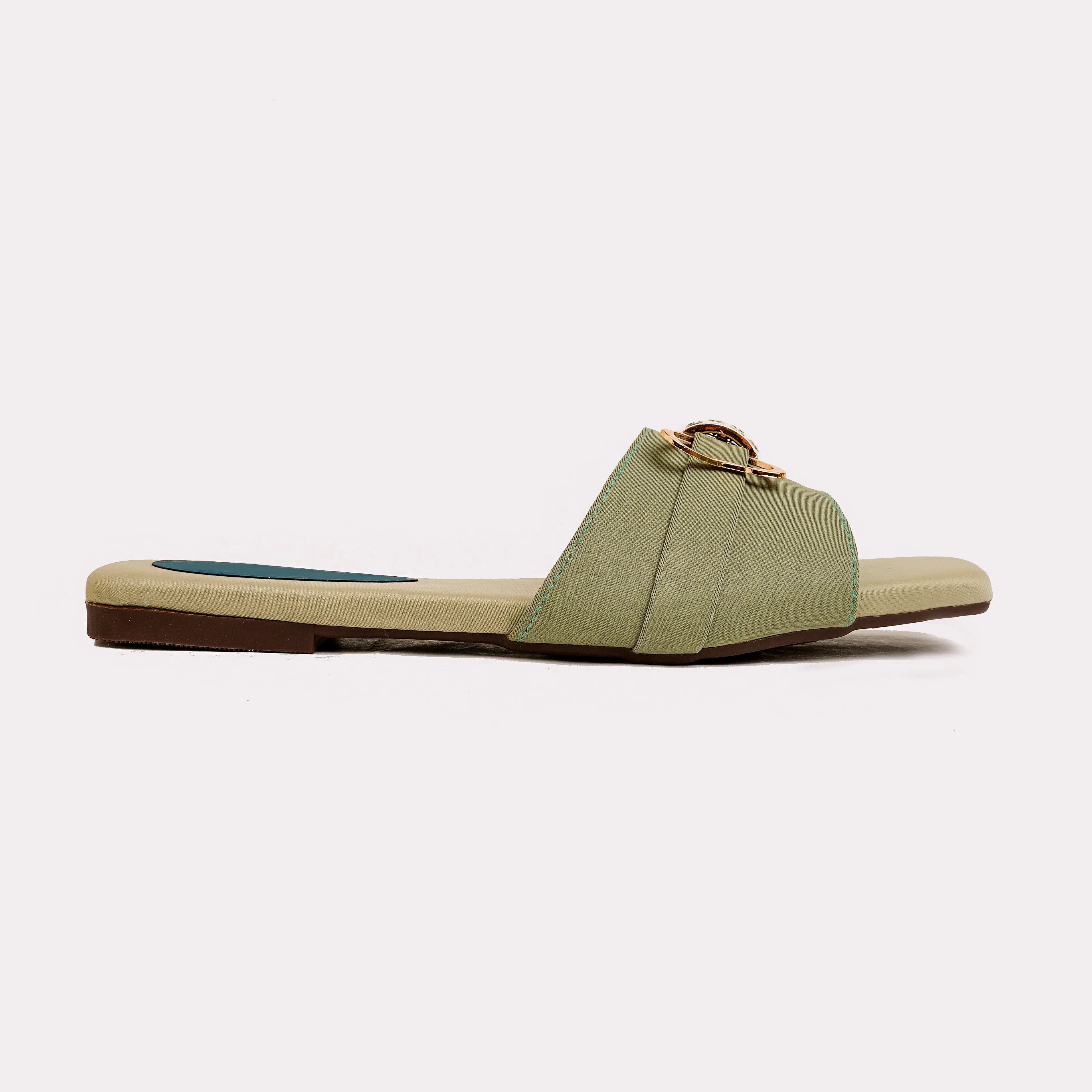 Olive Opulence Flat - Olive Green