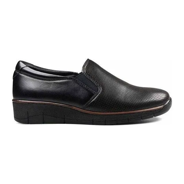 Padders 3447 Lara Slip On Shoes - Black Leather
