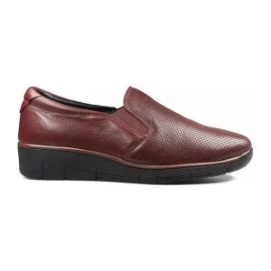 Padders 3447 Lara Slip On Shoes - Burgundy Leather