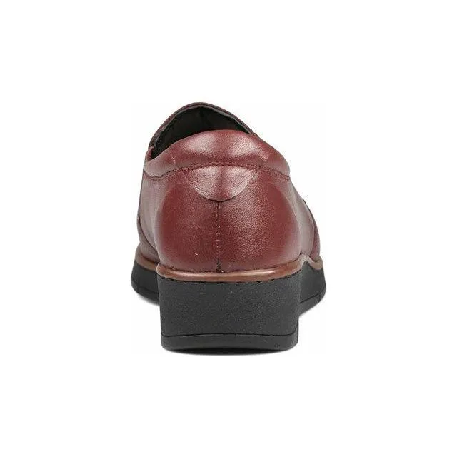 Padders 3447 Lara Slip On Shoes - Burgundy Leather