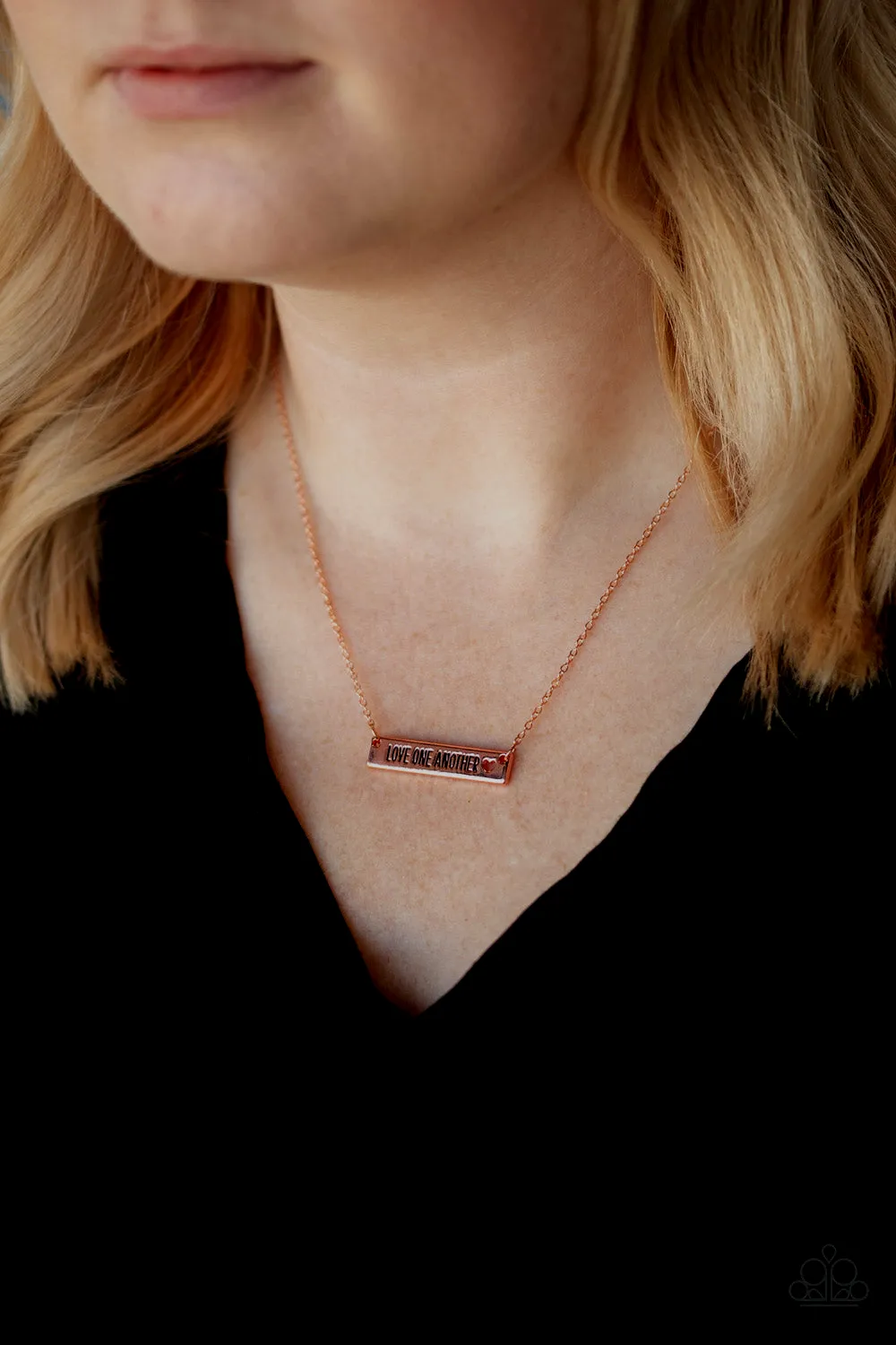 Paparazzi - Love One Another - Copper Necklace