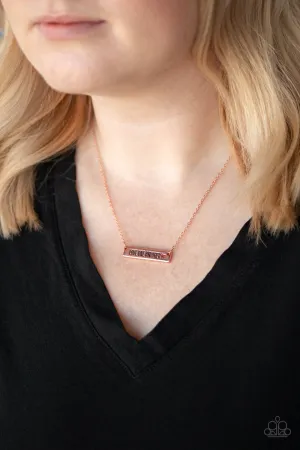 Paparazzi - Love One Another - Copper Necklace