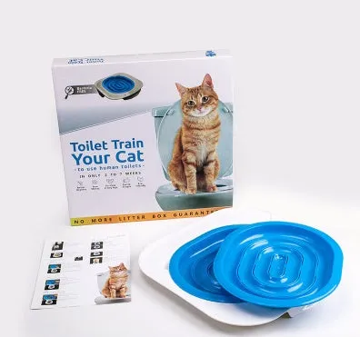 Pet Toilet Trainer with Toilet Seat Lighting for Cats