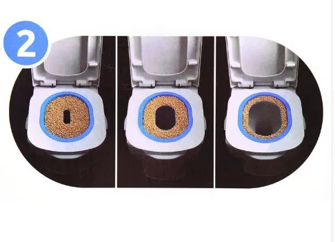 Pet Toilet Trainer with Toilet Seat Lighting for Cats