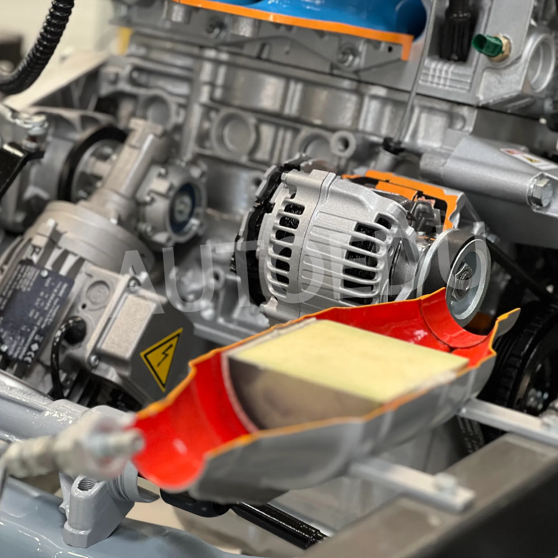 Petrol multi-point engine chassis with abs - chassis Educational Trainer AE35272E AutoEDU