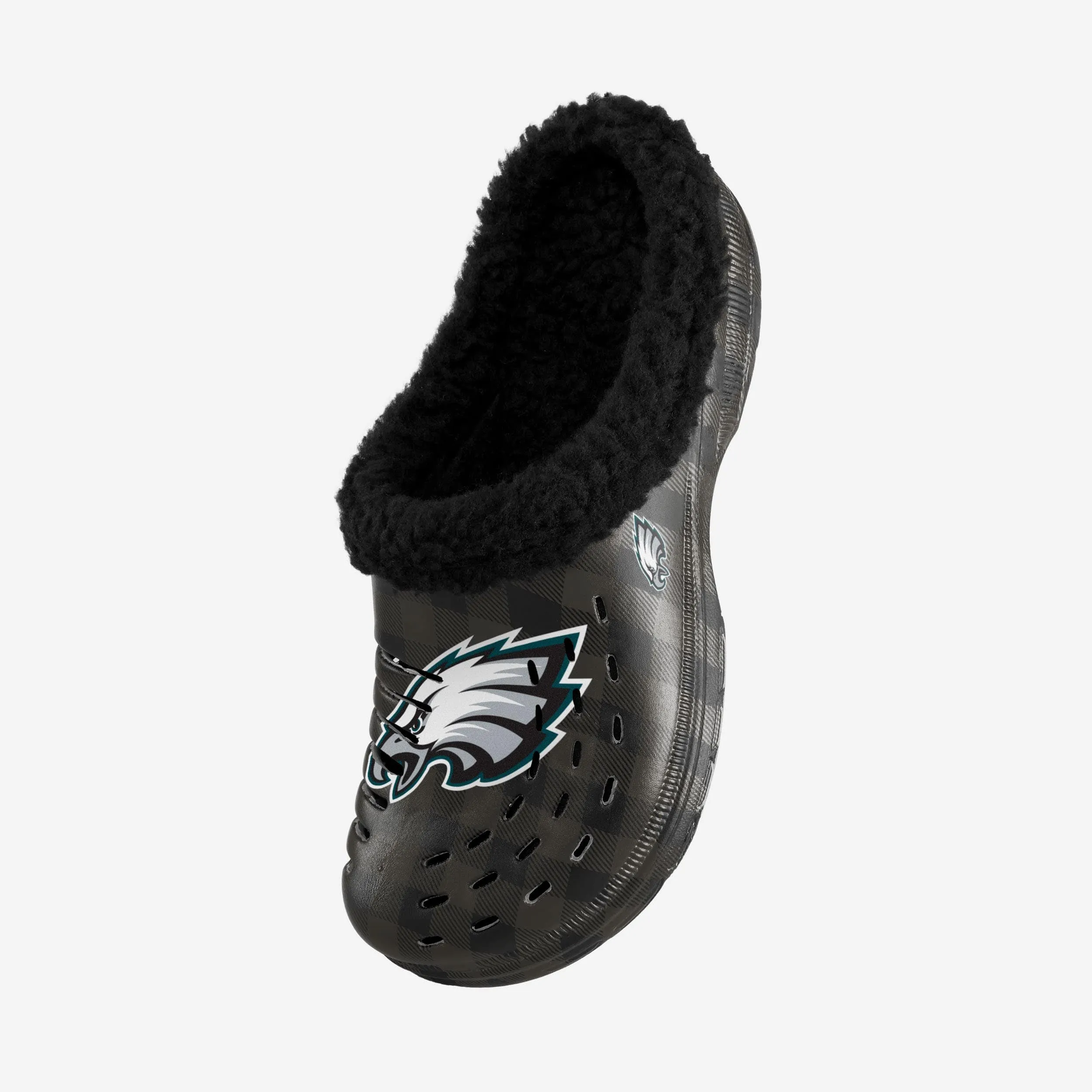 Philadelphia Eagles Sherpa Lined Buffalo Check Clog