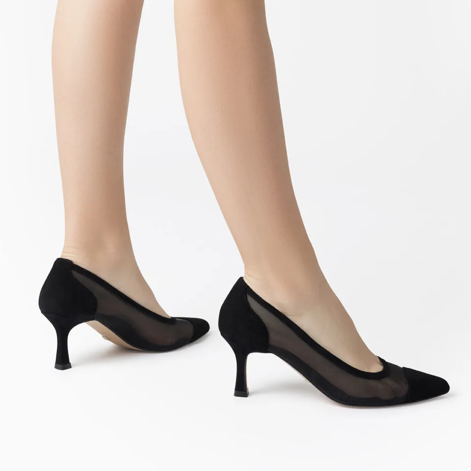 Phoenix Mesh High Heel