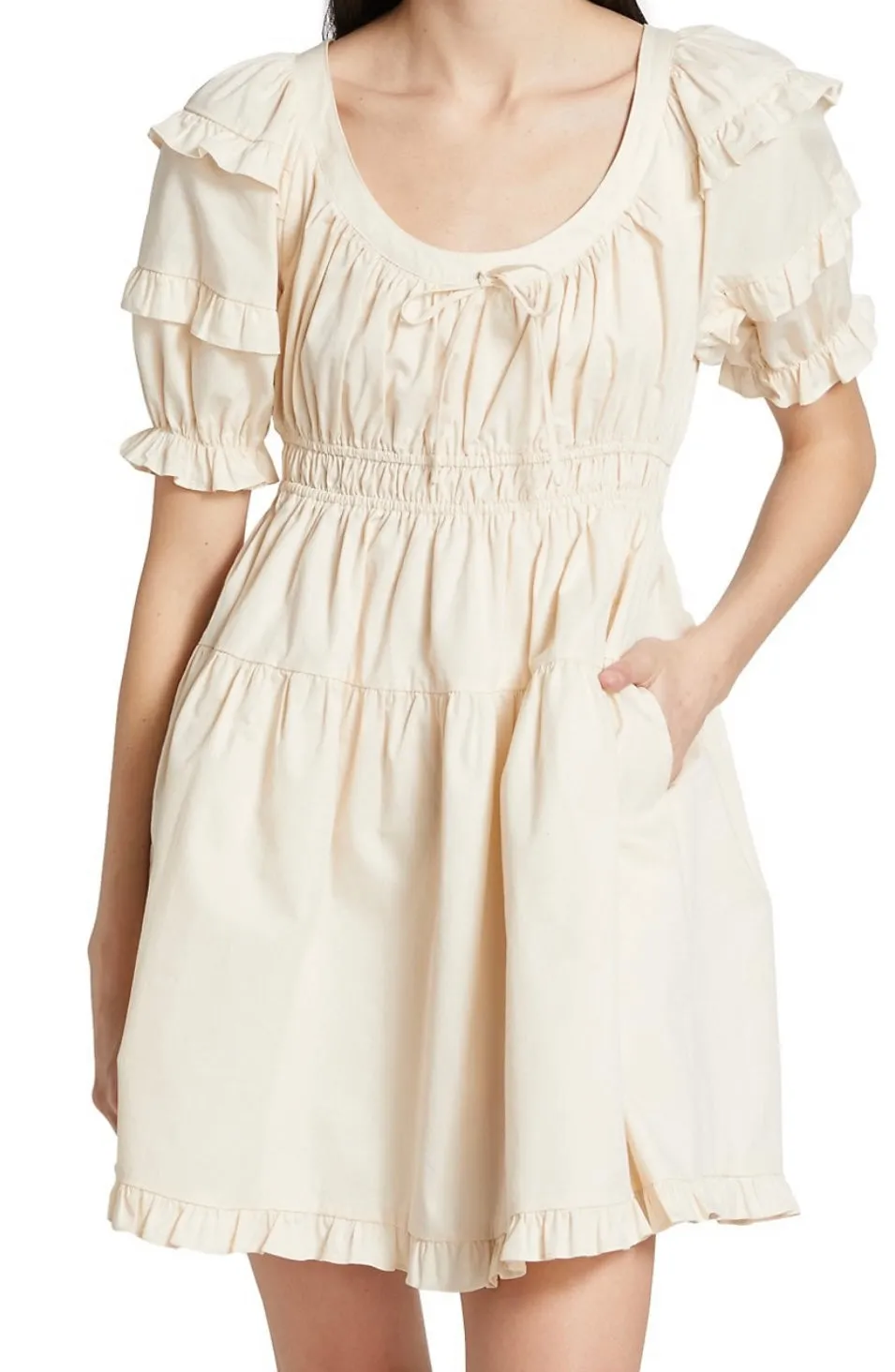POPLIN MINI DRESS