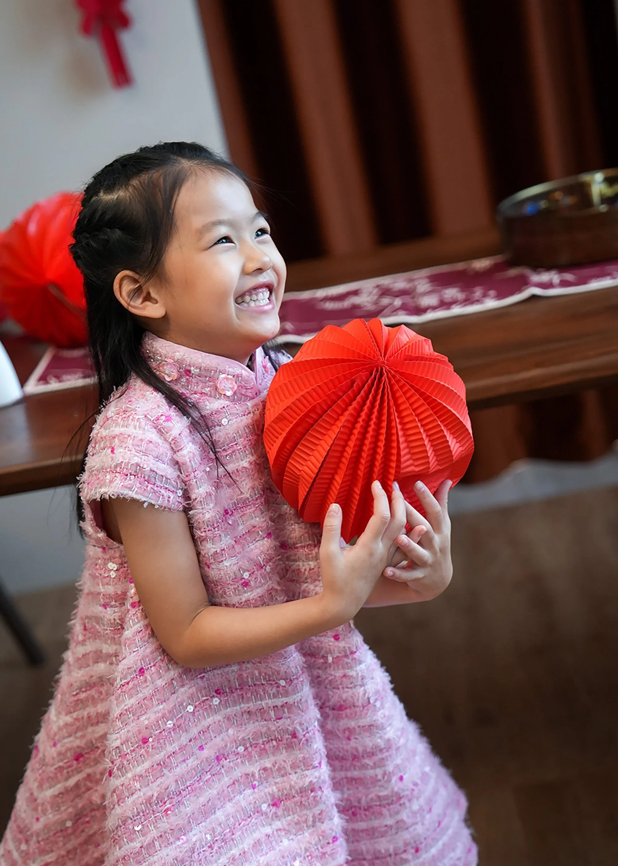 Qipology x China Doll Kids Qipao (Mixed Pink)