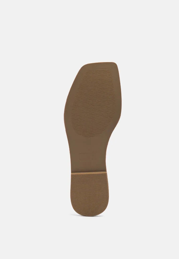 Quilted Flat Slides