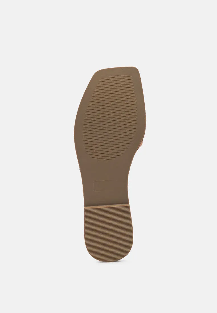 Quilted Flat Slides