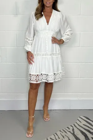 Rebecca | Boho-Chic V-Neck Dress