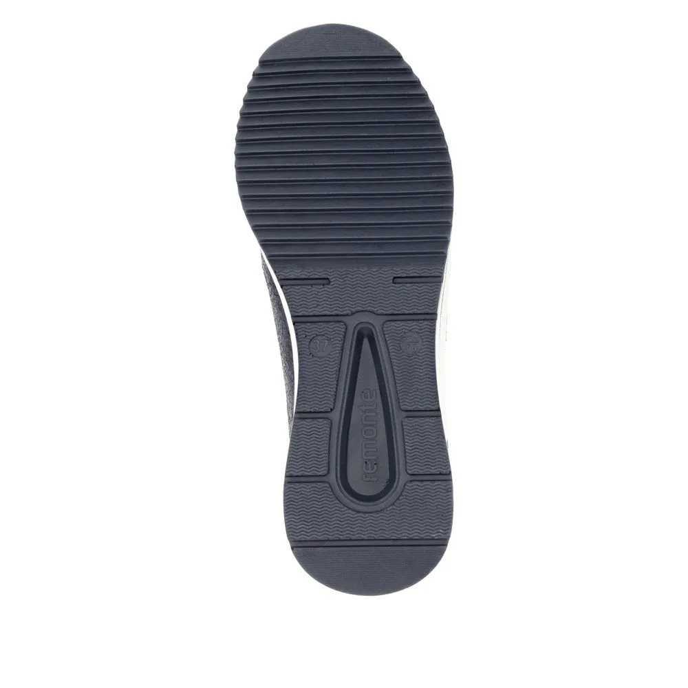 Remonte Casual Wedge Navy/ Old Silver