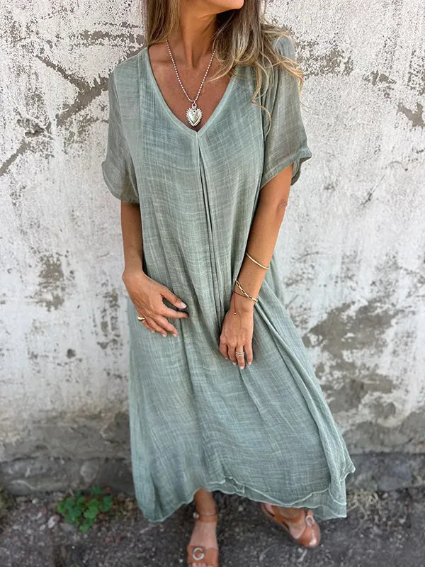 Riviera - Cotton & Linen Dress