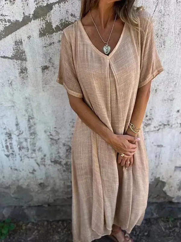 Riviera - Cotton & Linen Dress