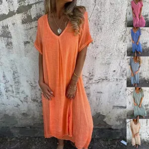 Riviera - Cotton & Linen Dress