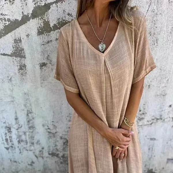Riviera - Cotton & Linen Dress