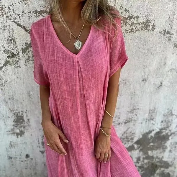 Riviera - Cotton & Linen Dress