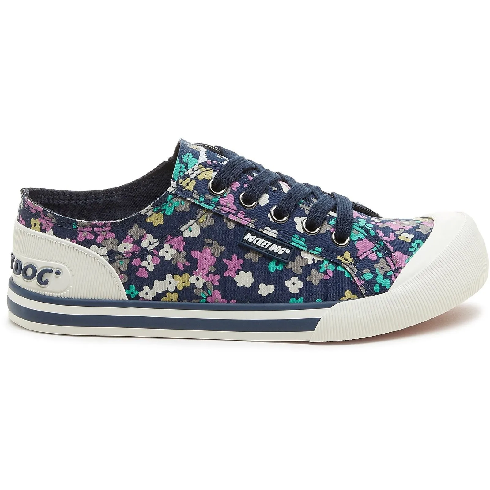 Rocket Dog Jazzin Annie Cotton Women's Navy Trainers