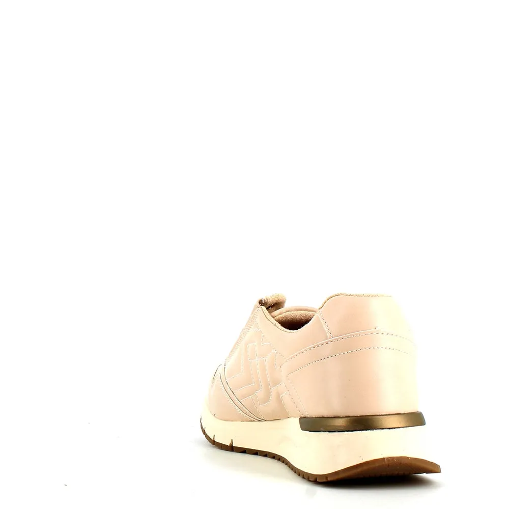 Safety Jogger Low Wedge Wide Fitting Trainer Beige