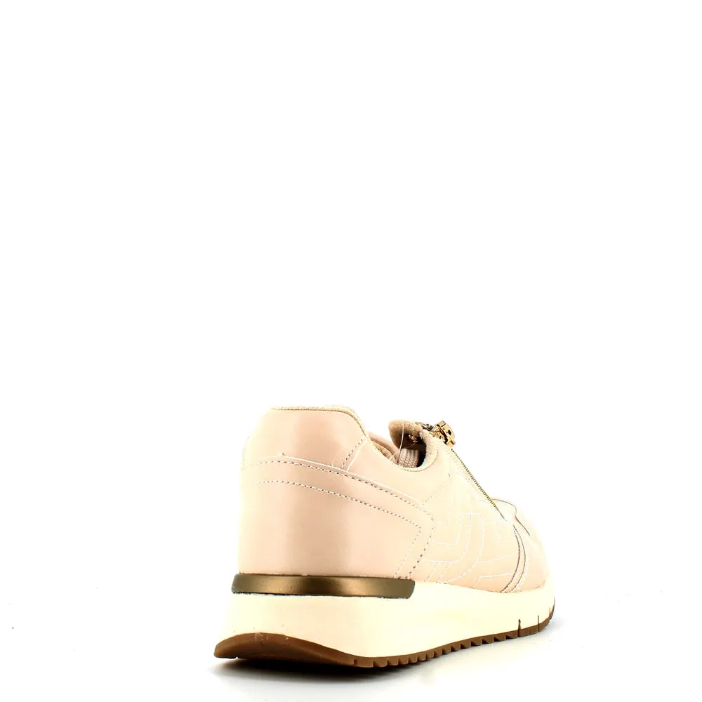 Safety Jogger Low Wedge Wide Fitting Trainer Beige