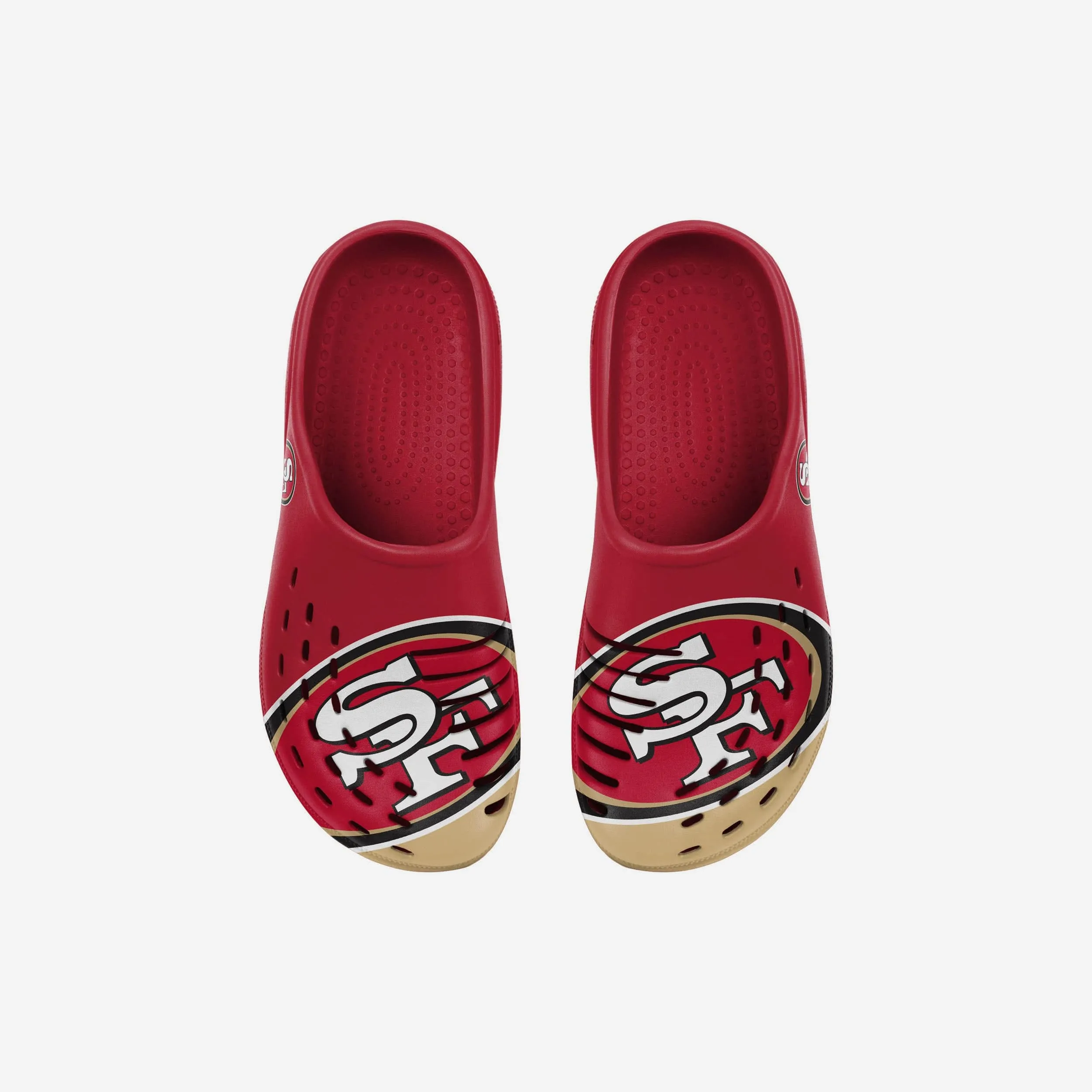 San Francisco 49ers Youth Colorblock Big Logo Clog