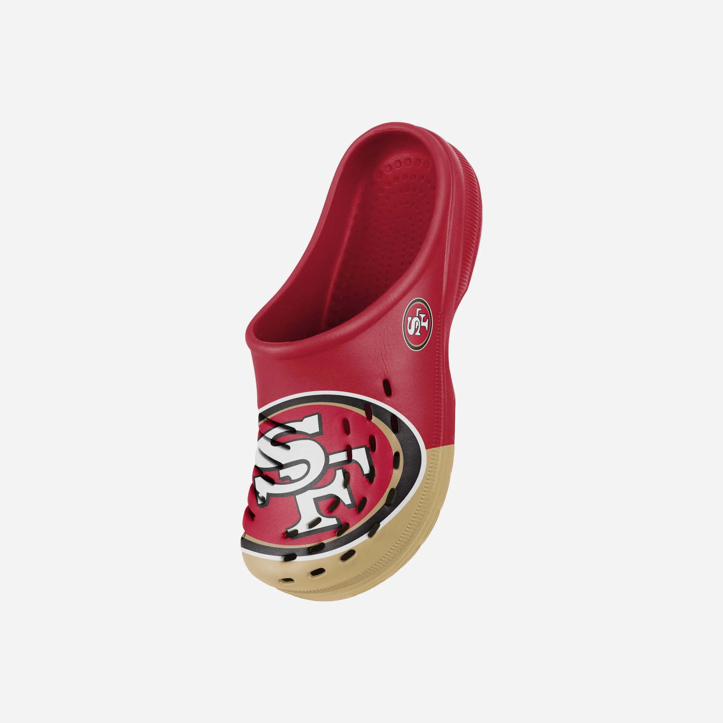 San Francisco 49ers Youth Colorblock Big Logo Clog