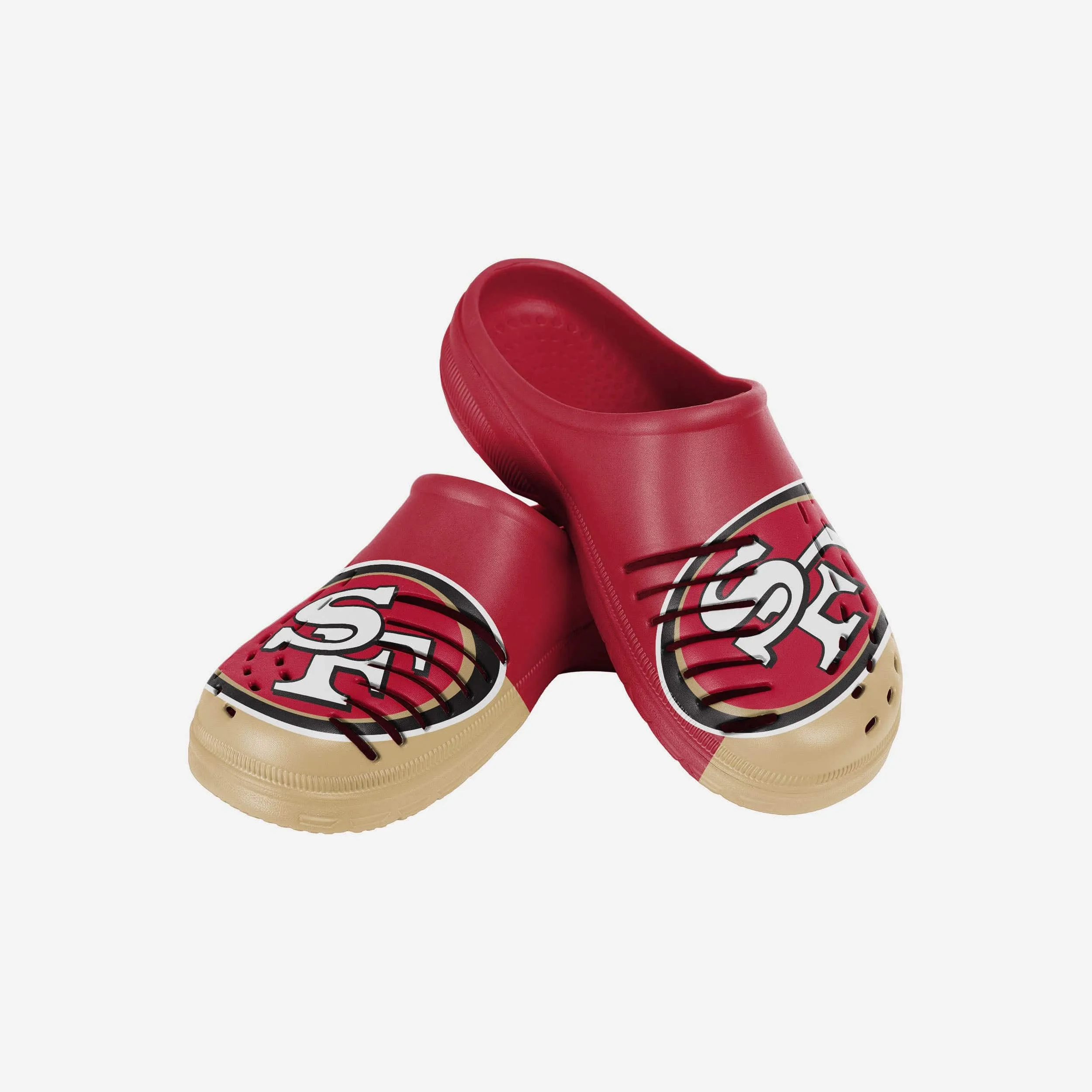San Francisco 49ers Youth Colorblock Big Logo Clog