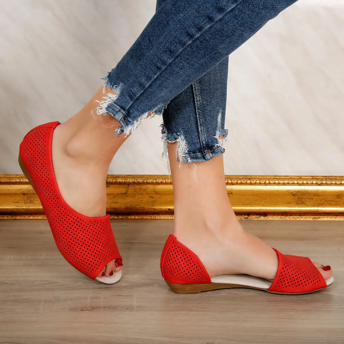 Sandale dama Holly - Red