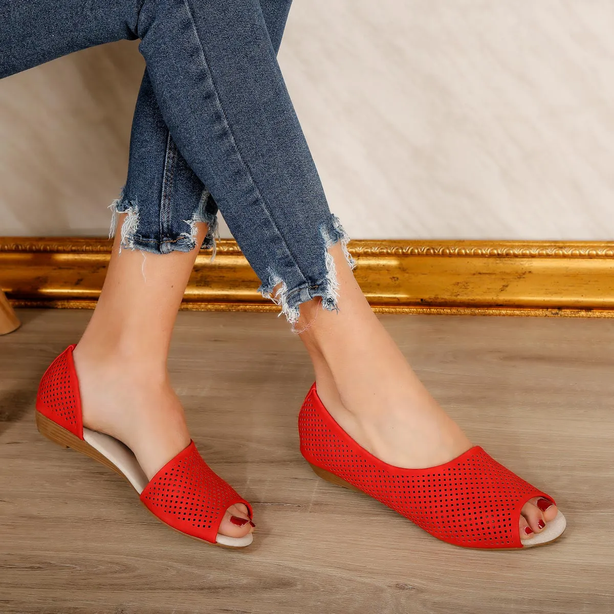 Sandale dama Holly - Red