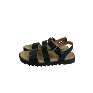 Sandals Flats By Madewell In Black, Size:9.5