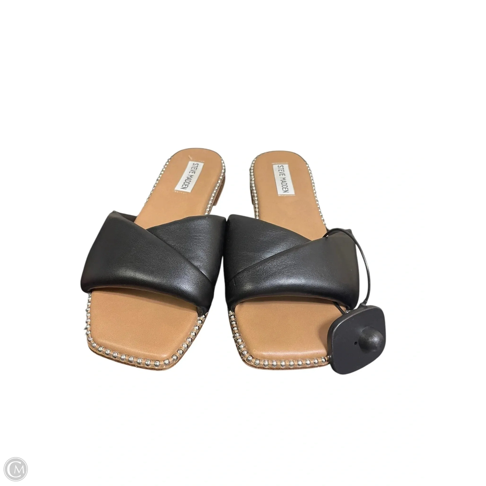 Sandals Flats By Steve Madden In Black, Size: 8