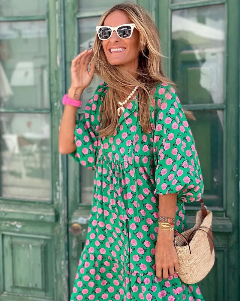 SANDY - COMFORTABLE AND TRENDY LONG DRESS